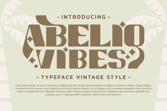 Abeliq Vibes: A Bold Display Font for Modern Web Design