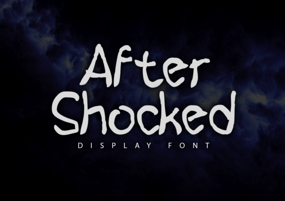 Aftershocked: The Font That Adds Spooky Charm to Your Creations