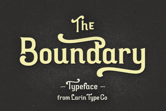 Boundary: A Vintage Font for Modern Web Design