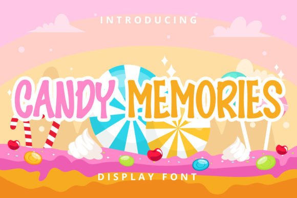 Candy Memories: A Display Font for Vibrant Digital Campaigns
