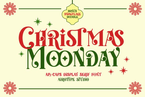 Christmas Moonday: A Font That Elevates Your Brand