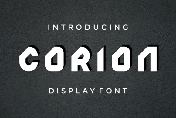 Corion: A Display Font That Adds Character to Branding