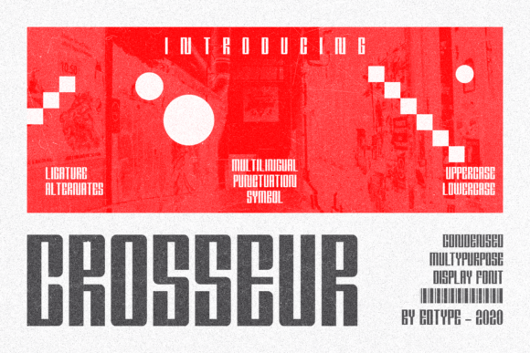 Crosseur: A Modern Font for Bold Digital Branding