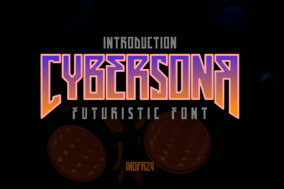 Cybersonr: A Bold Font for Modern Digital Branding