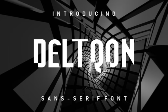 Deltqon: A Modern Display Font for Bold Branding