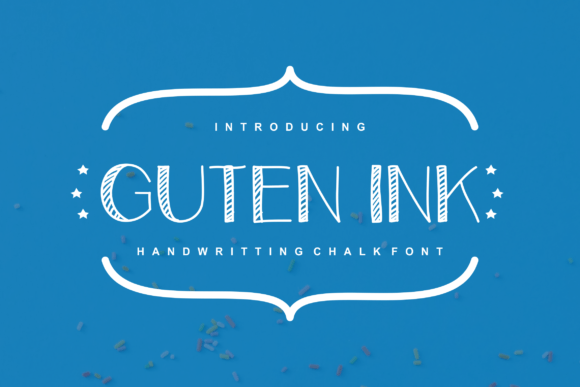 Guten Ink: A Versatile Display Font for Creative Crafters