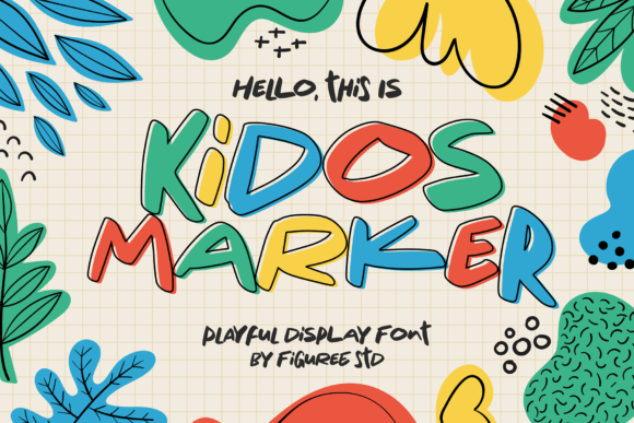 Kidos Marker Font: A Creative Must-Have for Handmade Designers