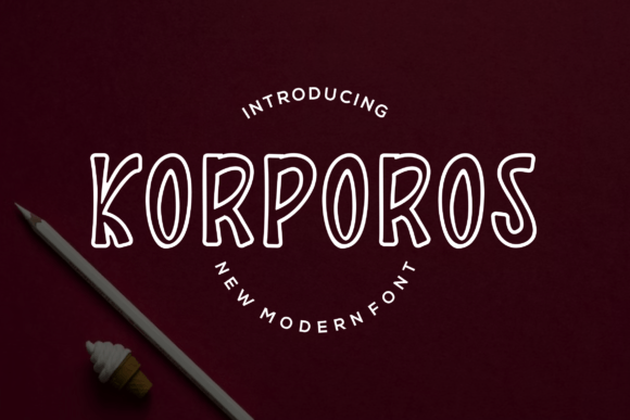 Korporos: A Font for Modern Branding
