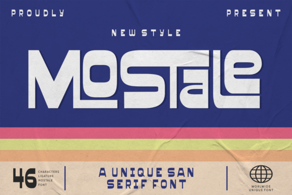 Mostale: A Fresh Sans Serif for Branding and Design