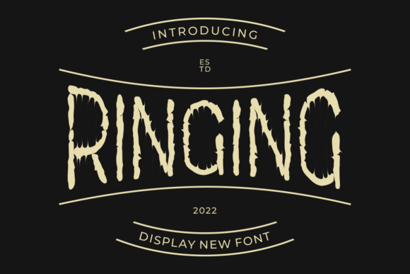 Ringing: A Display Font for Editorial Impact