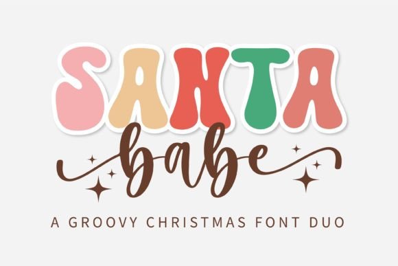 Santa Babe Duo: A Retro Font for Modern Branding