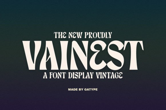 Vainest: A Font That Adds Soul to Every Craft Project