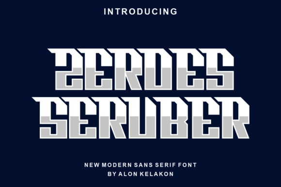 Zeroes Seruber: A Modern Display Font for Scroll-Stopping Marketing